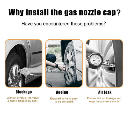 4PCS Skull Valve Stem Caps
