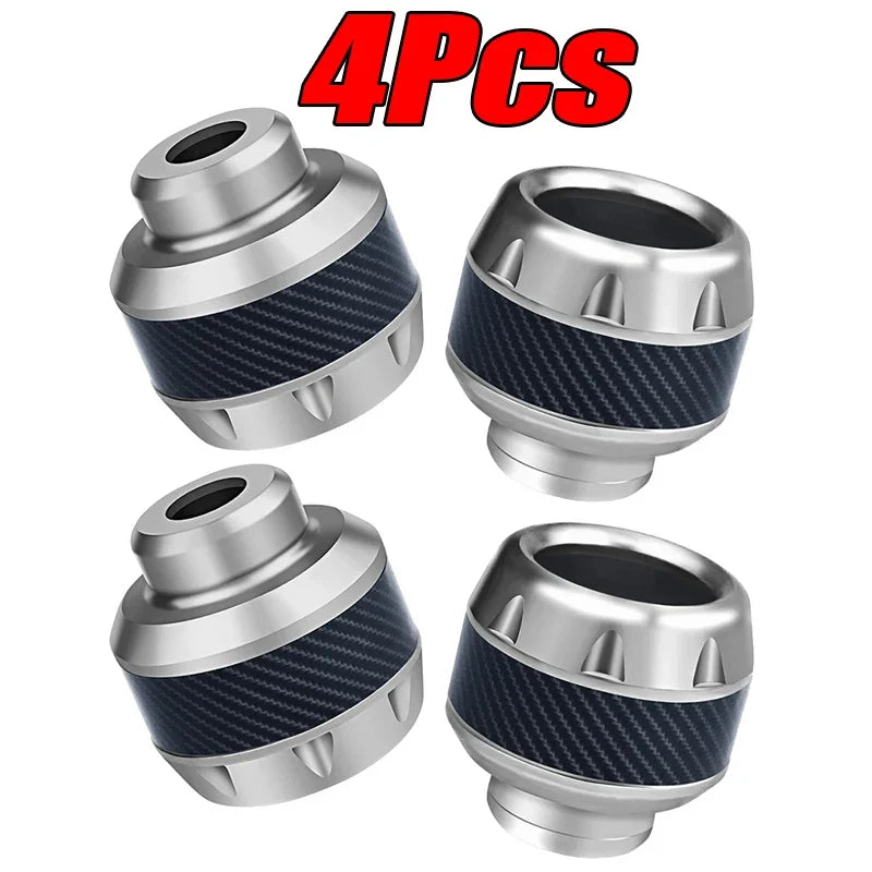 4PCS Motorcycle Crash Protectors Front Fork Slider Cups