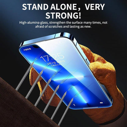 8K HD Anti Peeping Luxury Fast Install Full Cover Glass Screen Protector For iPhone 14 13 12 11 PRO MAX MINI X XS 9H Hardness Tempered Glass Scratchproof Shatterproof Bubble Free Screen Protector For iPhone