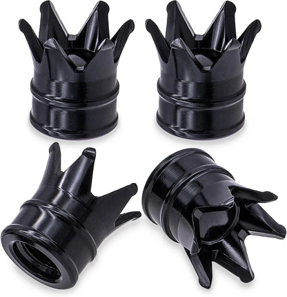 4PCS Crown Valve Stem Caps