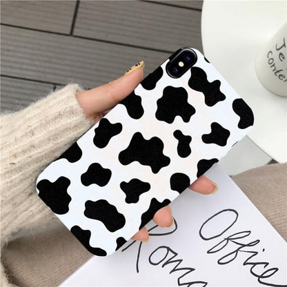 Slim Fit  Lightweight Black White  Print Silicone Case For iPhone 11 Pro 7 8 Plus X XR XS Max iphone 11 Cell Phone Case Cover White Black Pattern Print Silicone Unisex Case