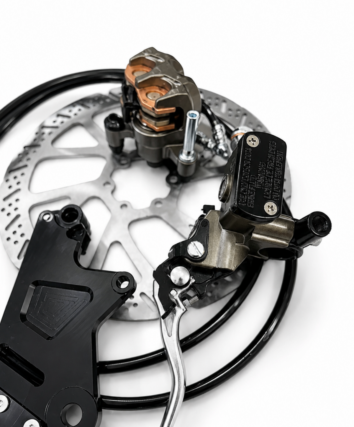 Ultra Bee Rear Brake Kit for Talaria XXX/MX3/MX4, Sur-Ron LBX & E-Ride – Pre-Bled, 240mm Rotor