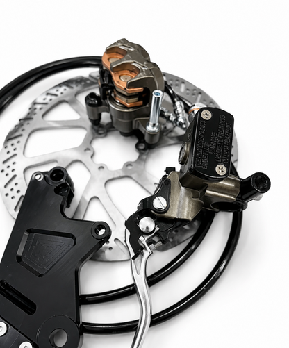Ultra Bee Rear Brake Kit for Talaria XXX/MX3/MX4, Sur-Ron LBX & E-Ride – Pre-Bled, 240mm Rotor