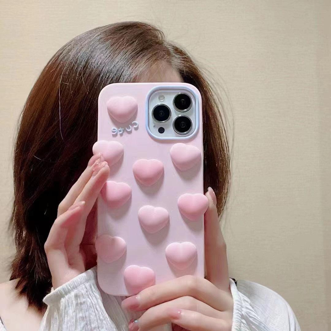 Cartoon Play Game Phone Case For Iphone 13 12 7 6 8 Plus Xr Xs 11 Pro Max Candy Love Heart Soft Silicone Rubber Bear Funny 3d Game Controller Design With Stars Case