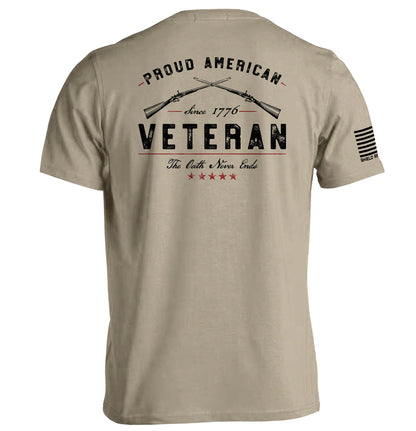Proud American Veteran The Oath Never Ends