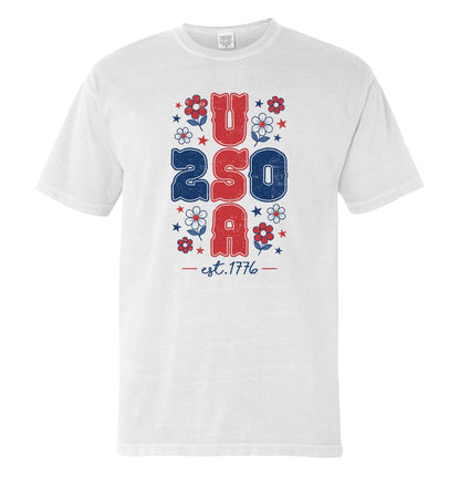 Red, White & Bloom (Front Print)