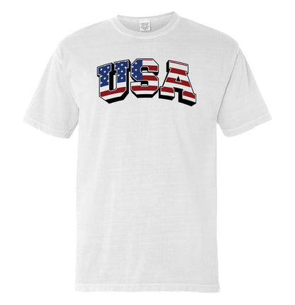 USA Flag Lettering (Front)