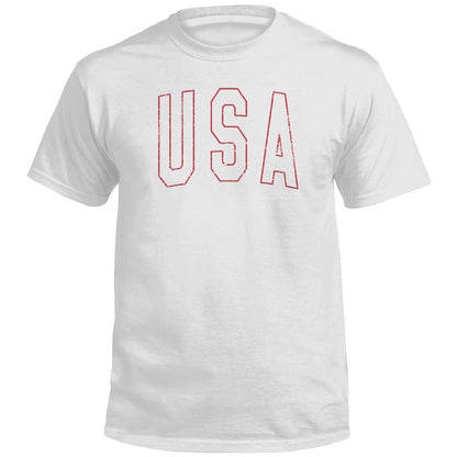 USA Collegiate Solid White (Front)
