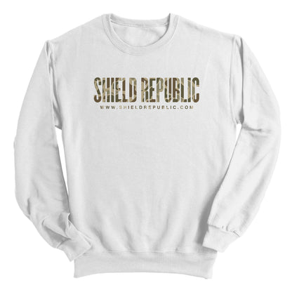 Shield Republic Duck Camo Banner Text (Front)