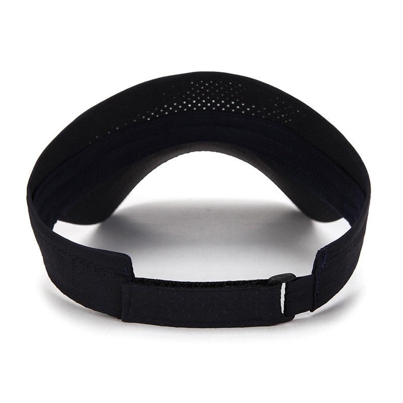 Adjustable Summer Breathable Hats Men Women Sun Protection Sports Golf Tennis Visor Hat Adjustable Visor UV Protection Top Empty Solid Sports Outdoor Running Sunscreen Strong Cap