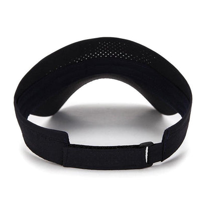 Adjustable Summer Breathable Hats Men Women Sun Protection Sports Golf Tennis Visor Hat Adjustable Visor UV Protection Top Empty Solid Sports Outdoor Running Sunscreen Strong Cap
