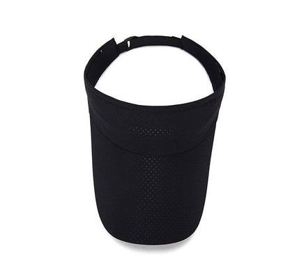 Adjustable Summer Breathable Hats Men Women Sun Protection Sports Golf Tennis Visor Hat Adjustable Visor UV Protection Top Empty Solid Sports Outdoor Running Sunscreen Strong Cap