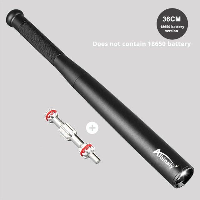 Adjustable Waterproof Super Bright Tactical Flashlights Handheld High Lumen Portable Torchlight  Baton Baseball Bat  LED Flashlight Aluminium Alloy Torch For Emergency And Self Defense