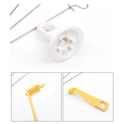 Amazing 2PC Potato Spiral Cutter Cucumber Slicer Kitchen Accessories Vegetable Spiralizer Spiral Potato Cutter Slicer Kitchen Gadgets
