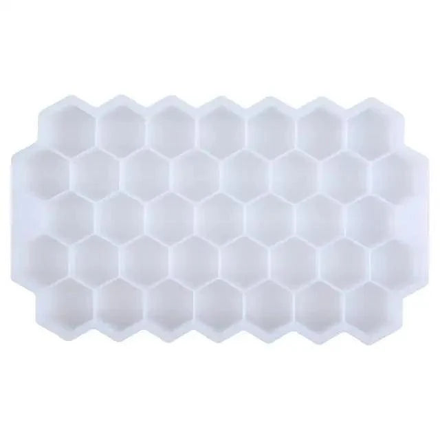 Amazing Honeycomb Ice Cube Trays Reusable Silicone Ice cube Mold Free Ice maker with Removable Lids