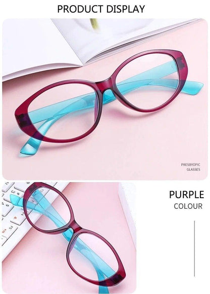 Anti-blue Light Reader Sunglasses Attractive Reading Glasses Anti-blue Light Glasses For Female Reading Glasses For Cat Eye Reading Glasses for Women Blue Light Blocking