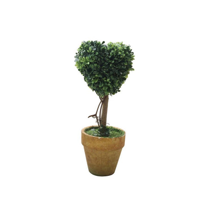 Artificial 1 Pc Heart Star Round Potted Decor  Bonsai  Ornament Home Garden Wedding Party Decor Home Decoration