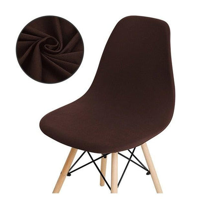 Avangarde Style  Printed Seat Cover For Shell Chair Armless Shell Chair Cover Banquet Home Slipcover Elastic Removable Stretch High Back For Sofa Armchairs