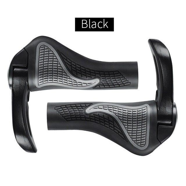 Bicycle Handlebar Grips Cycling Bicycle Accessories Non-Slip Bicycle Handlebar Grips Bike Handle Ergonomic Shockproof Bicycle Handle Grip With Adjustable Aluminum Lock For Mountain Bike