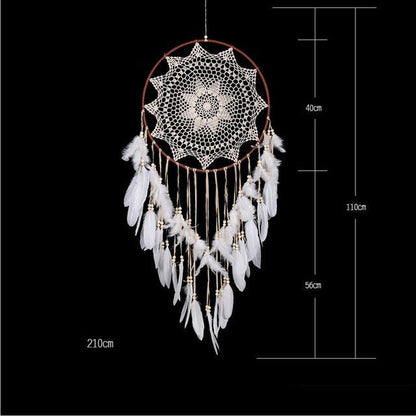 Big Dream Catcher Decor For Home Nordic Decoration Home Kids Room Decoration Wind Chimes Dream Catchers Hanging Dream-catcher For Wedding Festival Photography Gifts