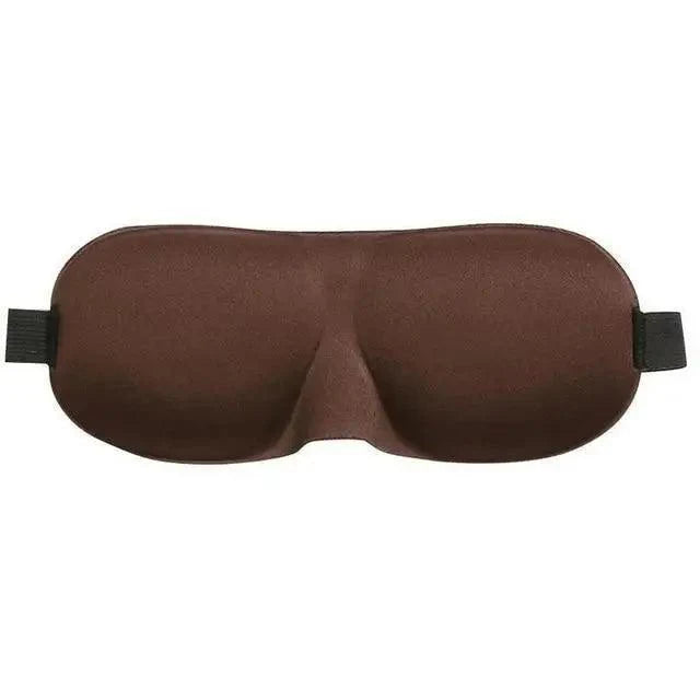 Black 3D Sleep Natural Sleeping Mask Eye Adjustable Strap Eye Mask Cover Portable Travel Blindfold Comfortable Mask For Sleeping
