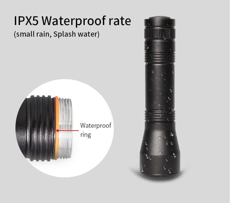 Black Light Flashlight UV Flashlight Super Bright LED Tactical Flashlights 1200 Lumen Rechargeable LED Zoomable UV Torch Waterproof Flashlight Lamp For Pet Urine Stains Detection/Camping