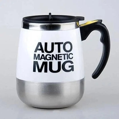 Black Smart Lazy Automatic Stainless Steel Self Stirring Magnetic Mug Creative Coffee Mixing Cup Automatic Self Mixing & Spinning Cup Cute Christmas Birthday Gift Idea For Men And Women