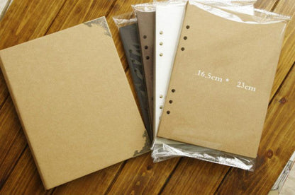 Blank Cover  Albums Kraft  Paper Diary Hand -Painted Graffiti  Scrapbook Book Memory Album Home Decor House Decoration DIY Memorable Gifts For Loved Ones
