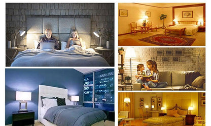 Bluetooth E27 LED Bulb RGB Smart Light Bulbs 15W B22 RGBW RGBWW Lampada Colorful Dimmable Phone APP Control LED Lamp For Home WiFi & Bluetooth 5.0, Compatible w/ Alexa & Google Without Hub, Dimmable, Music Sync, Schedules, Color Changing Light Bulb RGBW
