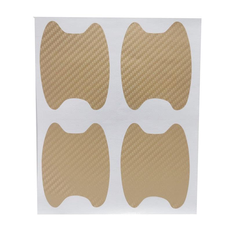 Car Handle Protection Film Car Door Handle Cup Scratch Protector Universal Invisible Car Carbon Fiber Door Handle Sticker Scratches Resistant Side Sticker Scratches Car Door Protector Films Sticker Car Styling