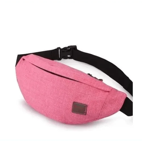 Casual Water Resistant Durable Polyester Small Outdoor Lightweight Crossbody Fanny Pack For Men Cool Sports Waist Bag