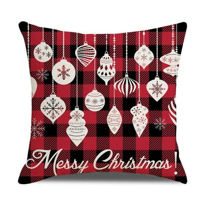 Christmas Pillow Covers Xmas Decorative Christmas Pillow Covers Christmas Decor Pillow Cases Retro Beautiful Cushion Cover Throw Pillowcase Winter Holiday Cushion Case For Home Decor 45x45CM