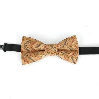 Classic Children Striped Elegant New Bow Tie Cute Kids Design Boys Brown Color Printed Bowties