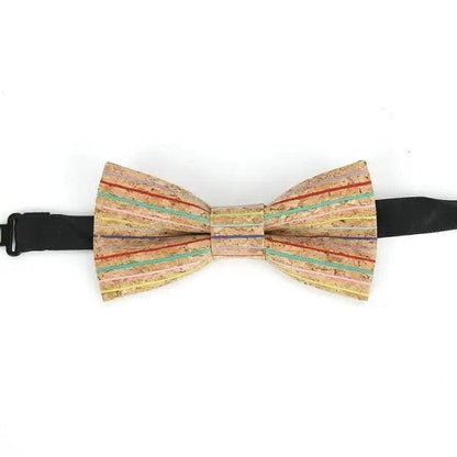 Classic Children Striped Elegant New Bow Tie Cute Kids Design Boys Brown Color Printed Bowties