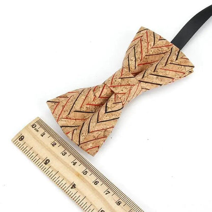Classic Children Striped Elegant New Bow Tie Cute Kids Design Boys Brown Color Printed Bowties