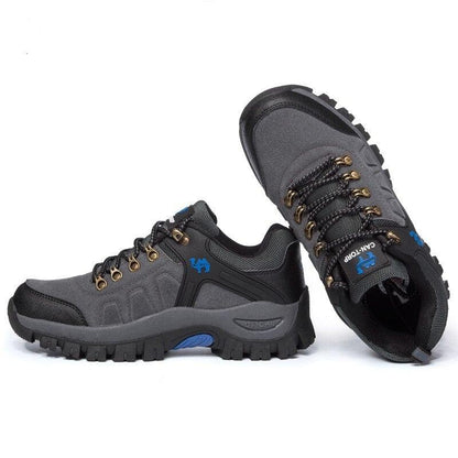 Classic Style Men's Hiking Shoes Lace-Up Sports Outdoor Jogging Hiking Climbing Shoes Mid High Top Shock-Absorbing Anti-Slip Water Resistant Work Outdoor Shoes
