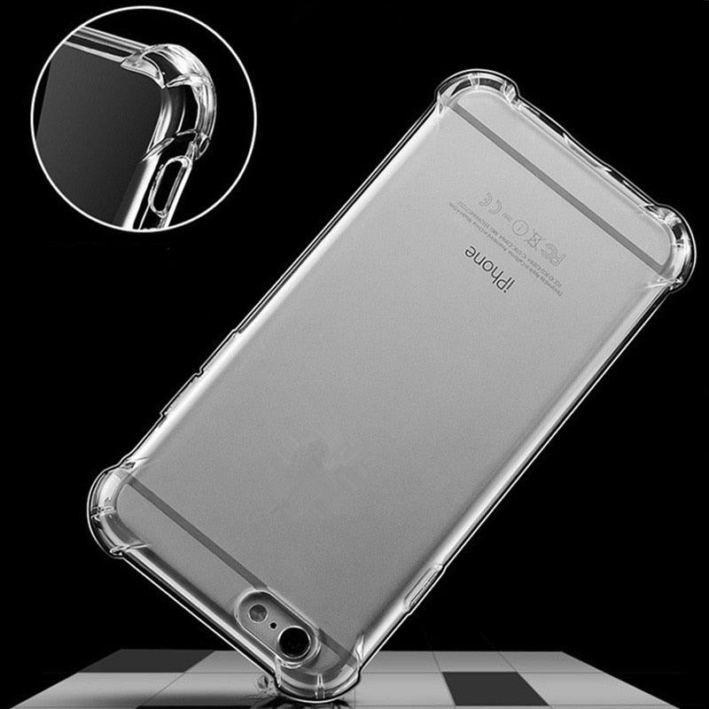 Classic Transparent Clear Soft Shockproof Phone Case Cover For iPhone Simple Phone Cases For iPhone XS 11 Pro MAX 6 6s 7 8 Plus Case Cover Silicone Case iPhone XR X 7 8 6 5 5S  5C Case For iphone