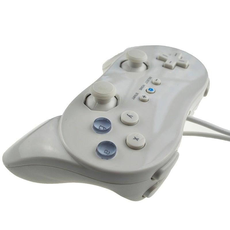 Classic White And Black Wired Pro Remote Game Controller Compatible With PC Laptop
