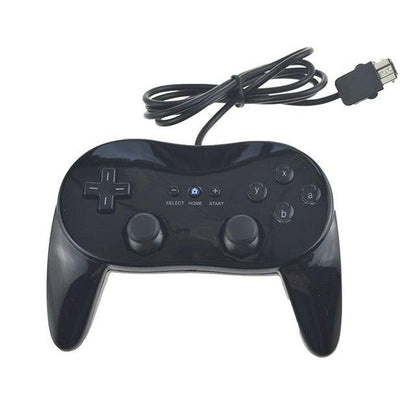 Classic White And Black Wired Pro Remote Game Controller Compatible With PC Laptop