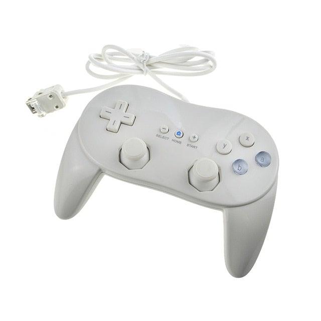 Classic White And Black Wired Pro Remote Game Controller Compatible With PC Laptop