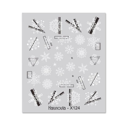 Cool Geometrics Pattern Water Decals Stickers Flower Leaves Slider For Nails Spring Summer Nail Art Decoration Tattoos Women Nail Art Stickers Water Transfer Decals Design Nail Art Supplies Manicure Acrylic Nail Foil Stencils Decorations