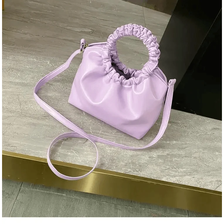 Cute Small Women's Leather Clutches Vintage Style Shoulder Messenger Bags , Handbag And Purses For Women