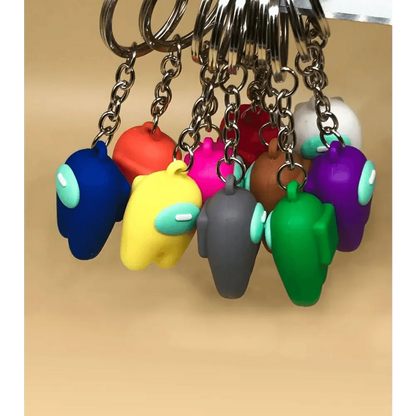 Cute Stainless Steel Hot Games Toys Peripherals Car Key Chain Gift for Boyfriends & Girlfriends