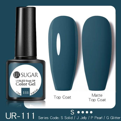 Dark Blue Matte Colorful UV Nail Gel Polish Semi Permanent Popular High Quality Fashion Design