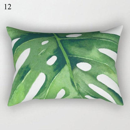 Decorative Throw Pillows Tropical Plants Pillow Cover Polyester Pillow Covers With Flowers And Plants Tropical Style Linen Throw Pillow Covers Decoration Pillowcase Cushions Home Decor