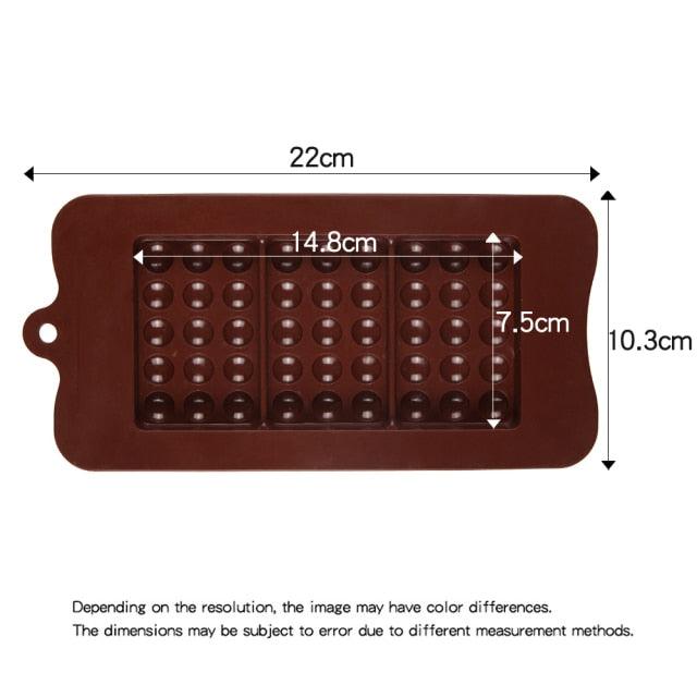Digit Silicone Chocolate Mold Non-Stick Cake Mould Jelly Candy 3D Molds Kitchen Accessories Reusable Baking Tools Silicone Letter Mold And Number Candy Molds