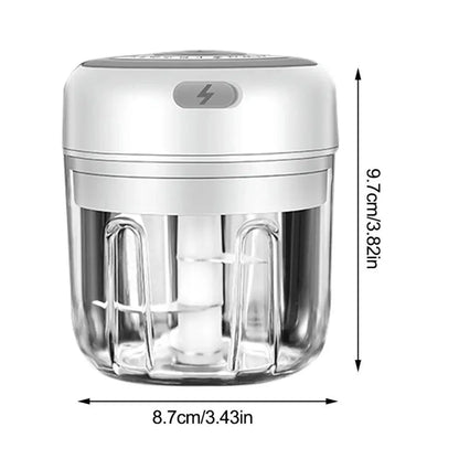 Durable Electric Food Crusher Mini Garlic Press Garlic Crusher Vegetable Chopper For Kitchen Crushed Garlic Crushed Ginger Crushed Chili