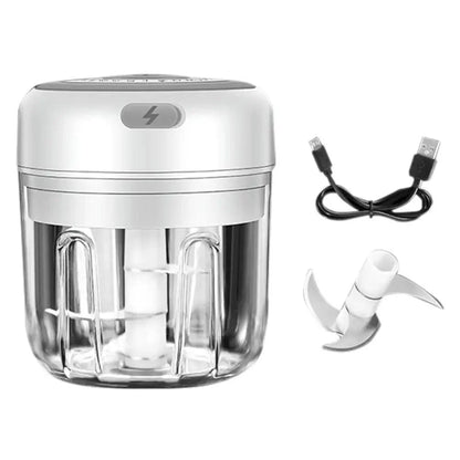 Durable Electric Food Crusher Mini Garlic Press Garlic Crusher Vegetable Chopper For Kitchen Crushed Garlic Crushed Ginger Crushed Chili