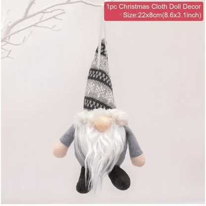 Elegance Christmas Faceless Doll Merry Christmas Decorations For Home Cristmas Ornament New Year Gift