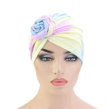 Elegance Mommy And Kids Turban Hat Cap With Big Bow Soft Cute Knot Nursery Beanie Knotted Headban